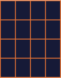 Bingo grid showing a full board winning pattern.